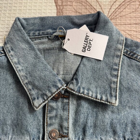 Gallery Dept. Light Blue Lapel Work Denim Jacket - Picture 4 of 11